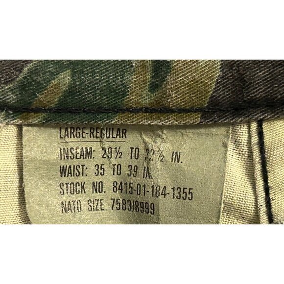 Vintage Buck-Spin Tiger Stripe Camouflage Hunting Combat Trousers Jacket Set - Picture 7 of 12